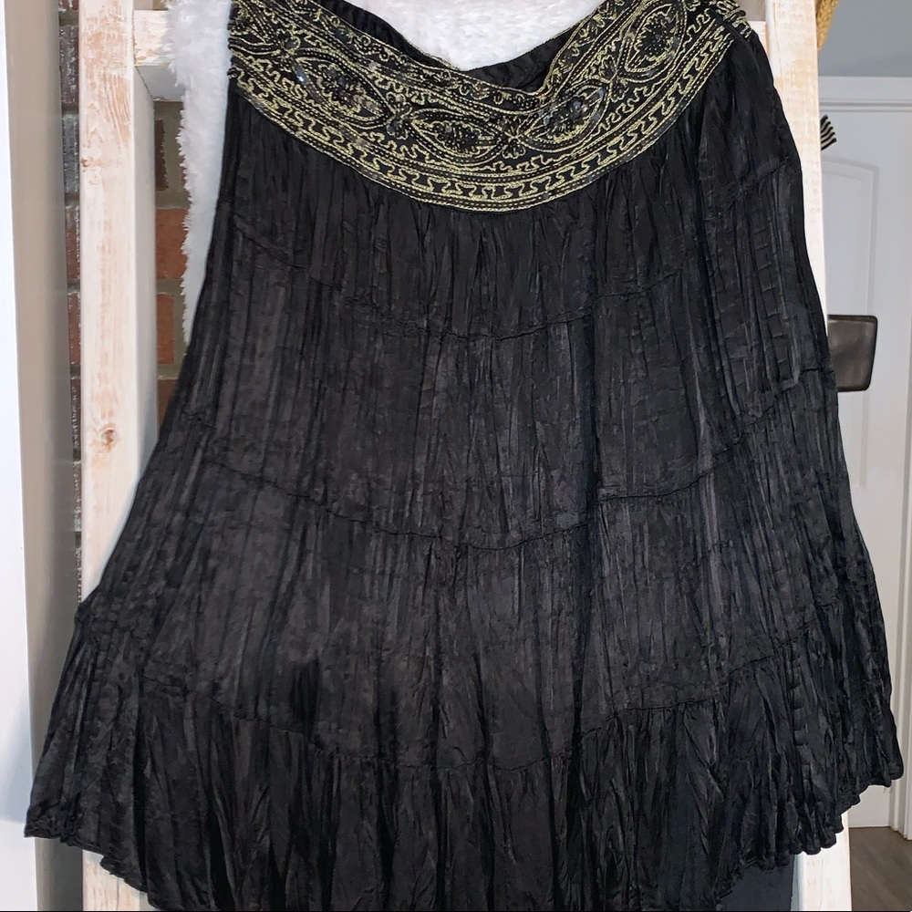 Gorgeous Pleated Black Skirt